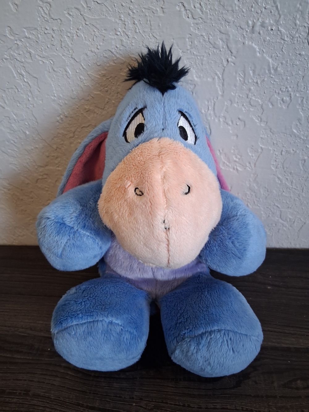 ​Disney Winnie The Pooh Eeyore Plush Stuffed Animal Blue Just Play 11 Inch